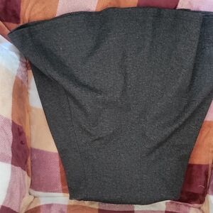 RW&CO. Charcoal Textured Skirt